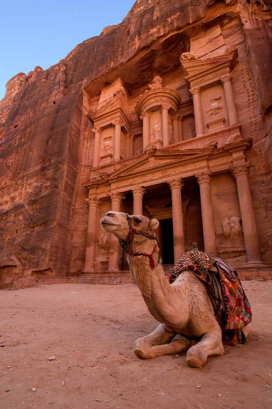 Petra in Jordan during the Peak season, a great time to visit Jordan as the temperatures are mild