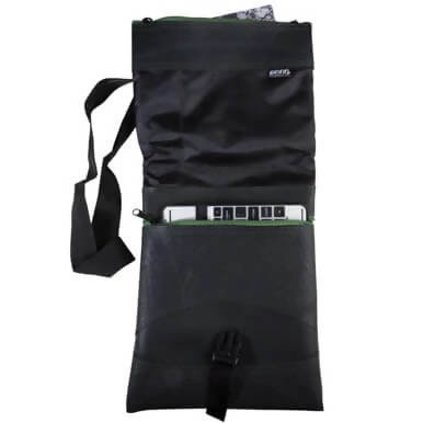 Jen Foldover Recycled Rubber Vegan Crossbody Bag