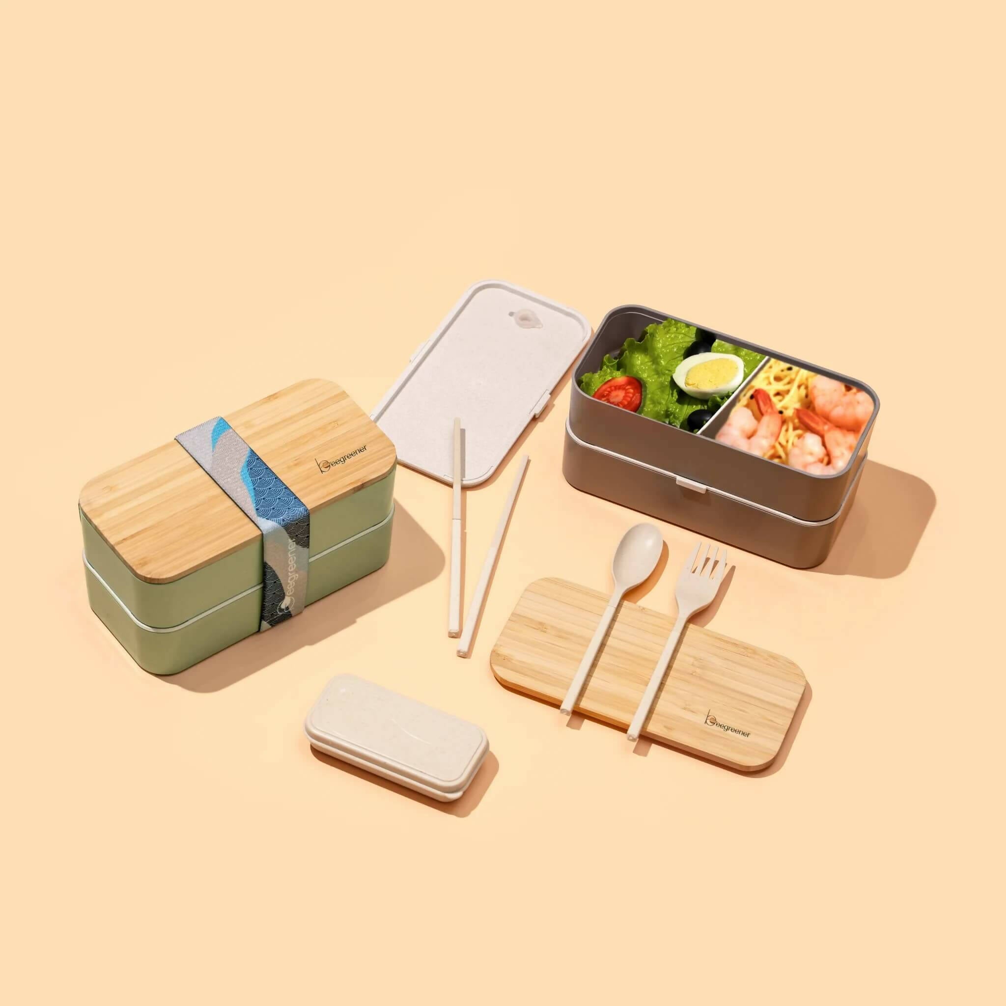 Eco Friendly Stackable Bento / Lunch Box