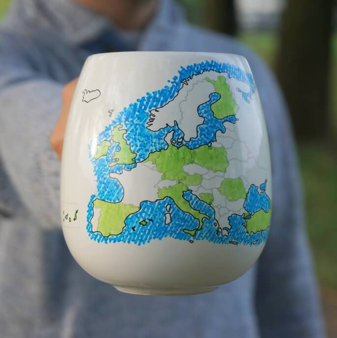 Colour In - Europe Mug