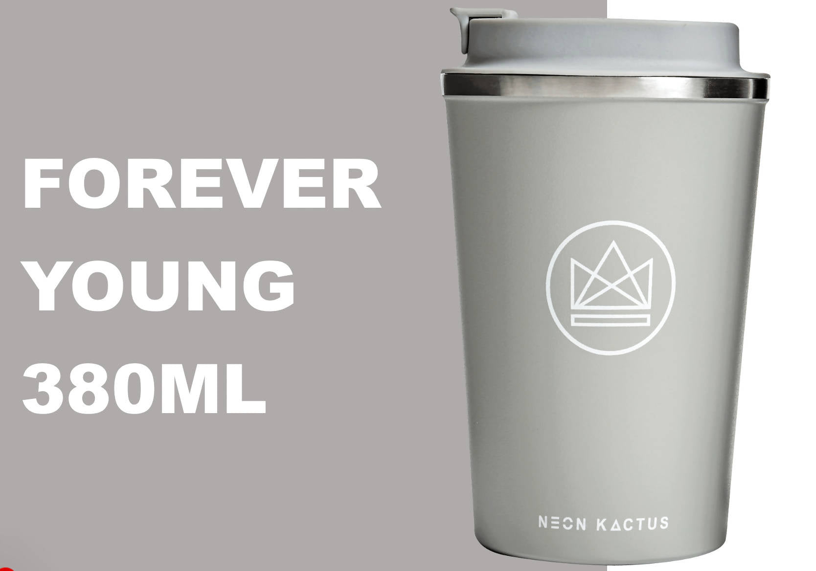 Insulated, Stainless Steel Coffee Cup
