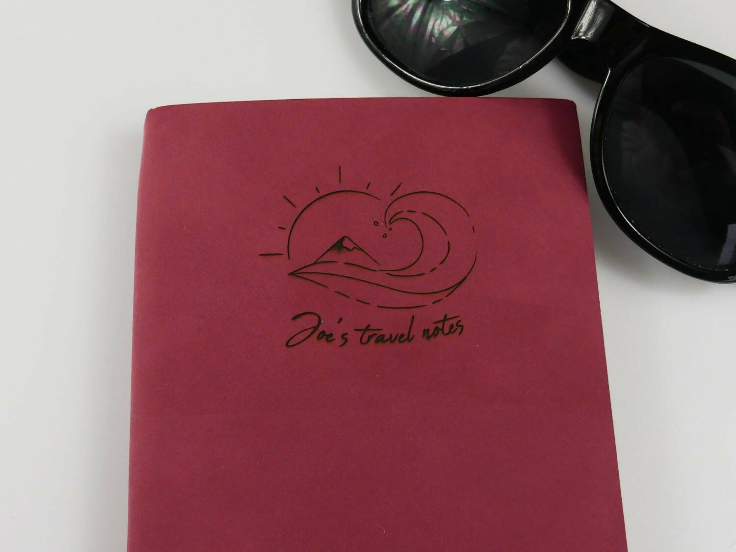 Personalised Travel Journal with Waves Design