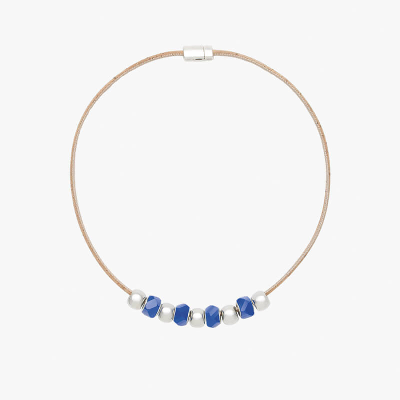 Algarve Blue and Silver Necklace