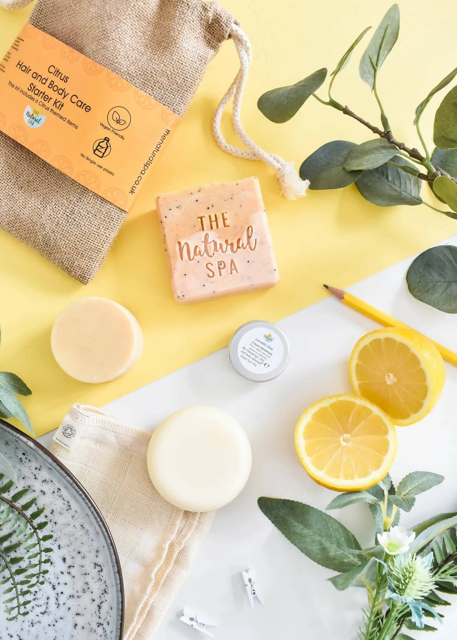 Plastic Free Hair and Body Wash Starter Kit