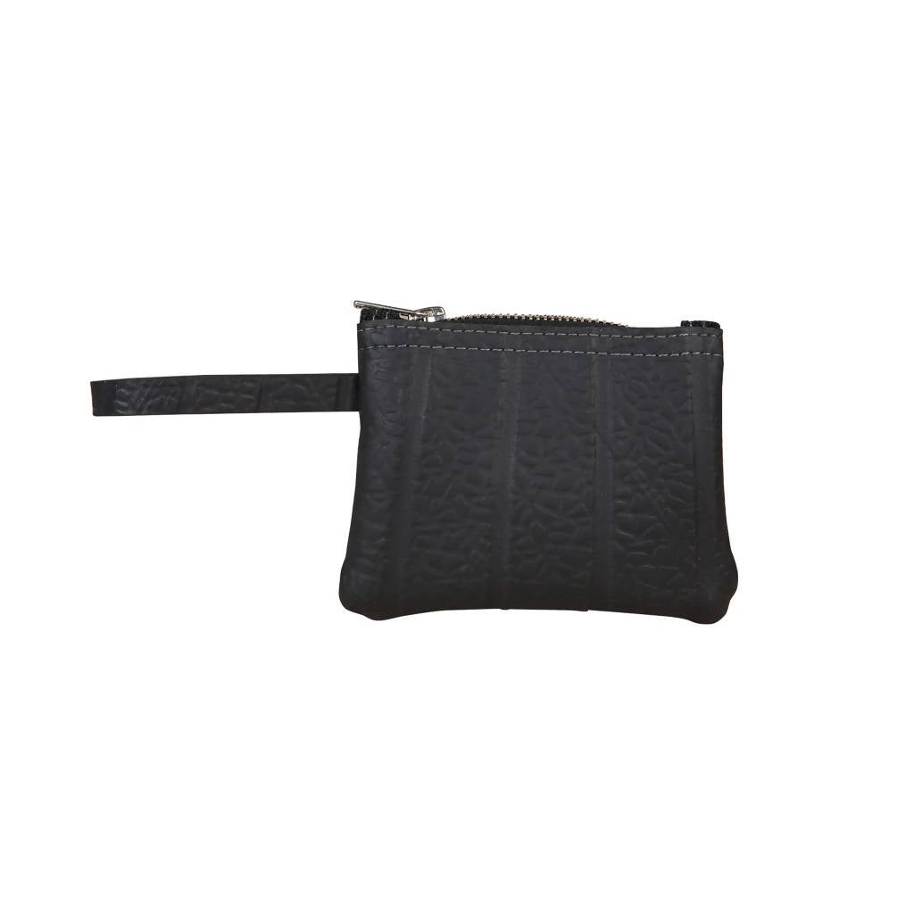 Petite Recycled Rubber Vegan Wristlet Pouch