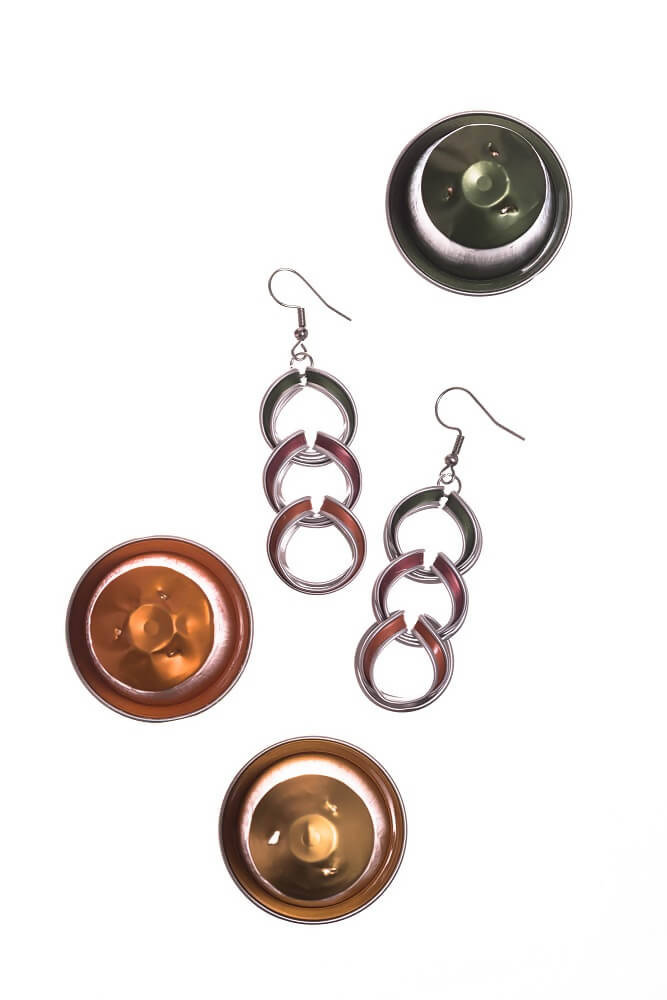 Recycled Coffee Pods Earrings - Diversity